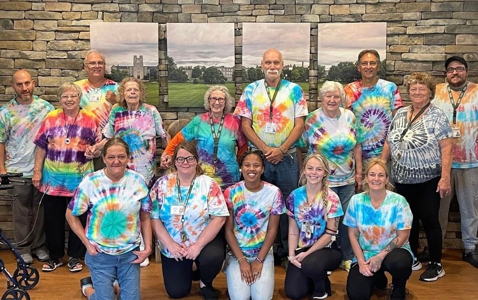 Tie-dye community event